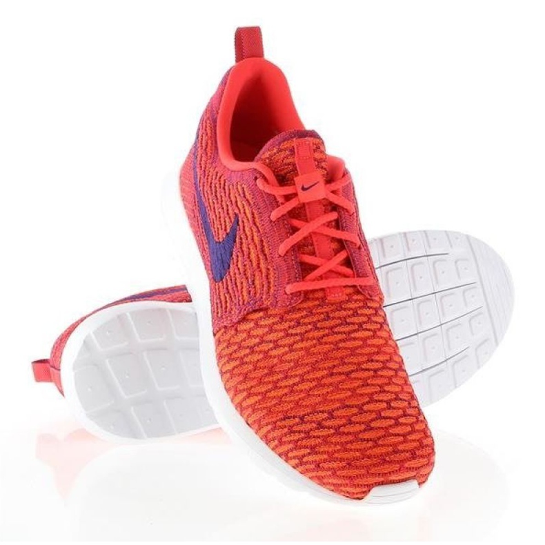 Nike Flyknit Rosherun M 677243-600 rojo 1