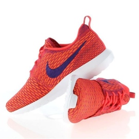 Nike Flyknit Rosherun M 677243-600 rojo 4