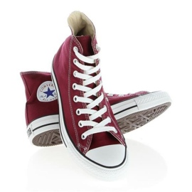 Converse Chuck Taylor Hi M9613 blanco rojo 1 Converse Chuck Taylor Hi M9613 blanco rojo 1