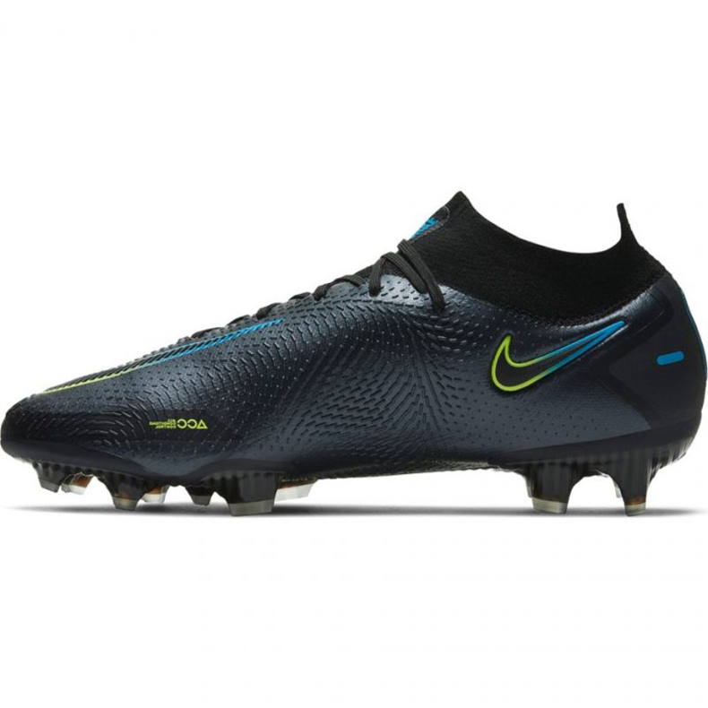 Zapatillas de fútbol Nike Phantom Gt Elite Dynamic Fit Fg M CW6589-090 metal negro negro 1