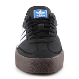 Zapatillas Adidas Sambarose W B28156 blanco negro 2