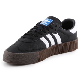 Zapatillas Adidas Sambarose W B28156 blanco negro 3