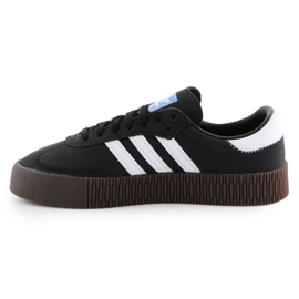 Zapatillas Adidas Sambarose W B28156 blanco negro 4