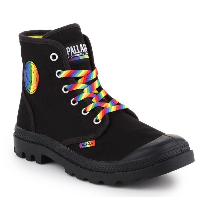 Zapatos Palladium Pampa Pride Black / Rainbow W 76521-054-M negro 1