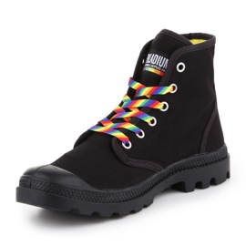 Zapatos Palladium Pampa Pride Black / Rainbow W 76521-054-M negro 3