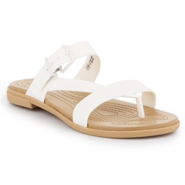Crocs Tulum Sandalia con tiras de dedo W 206108-1CQ blanco 1