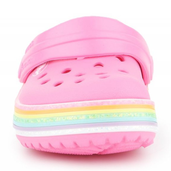 Crocs Crocband Rainbow Glitter Clg K 206151-669 rosado 2