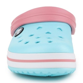 Crocs Crocband Zueco K Jr 204537-4S3 azul rosado 2