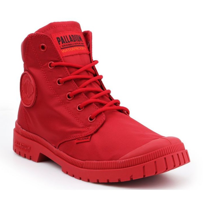 Zapatos Palladium Pampa SP20 Cuff Waterproof 76835-614-M rojo 1