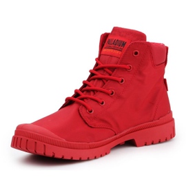 Zapatos Palladium Pampa SP20 Cuff Waterproof 76835-614-M rojo 3