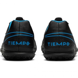 Zapatillas de fútbol Nike Tiempo Legend 8 Club Tf Jr AT5883-090 negro 4