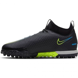 Zapatillas de fútbol Nike Phantom Gt Academy Df Tf Jr CW6695-090 negro negro 2