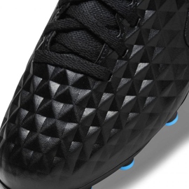 Zapatillas de fútbol Nike Tiempo Legend 8 Club FG / MG Jr AT5881-090 negro negro 7