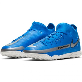 Zapatillas de fútbol Nike Phantom Gt Club Df Tf Jr CW6729-400 multicolor azul 3
