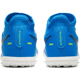 Zapatillas de fútbol Nike Phantom Gt Club Df Tf Jr CW6729-400 multicolor azul 4