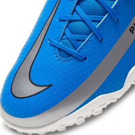 Zapatillas de fútbol Nike Phantom Gt Club Df Tf Jr CW6729-400 multicolor azul 5