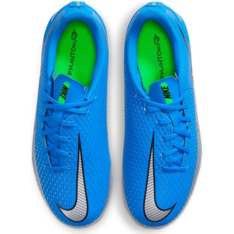 Zapatillas de fútbol Nike Phantom Gt Academy FG / MG Jr CK8476 400 azul azul 1