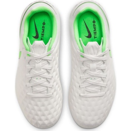 Zapatos de fútbol Nike Tiempo Legend 8 Academy Mg Jr AT5732 030 marfil blanco 2