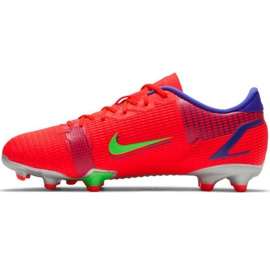 Calzado de fútbol Nike Vapor 14 Academy FG / MG Jr CV0811 600 rojo naranjas y tintos 2