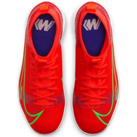 Calzado de fútbol Nike Mercurial Superfly 8 Academy Tf Jr CV0789 600 rojo naranjas y tintos 3