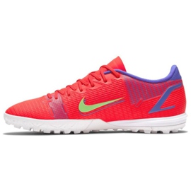 Calzado de fútbol Nike Mercurial Vapor 14 Academy Tf M CV0978 600 rojo naranjas y tintos 1