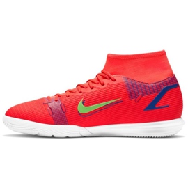 Zapatos de fútbol Nike Mercurial Superfly 8 Academy M Ic CV0847 600 rojo naranjas y tintos 1