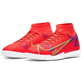 Zapatos de fútbol Nike Mercurial Superfly 8 Academy M Ic CV0847 600 rojo naranjas y tintos 3