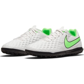 Zapatillas de fútbol Nike Tiempo Legend 8 Club Tf Jr AT5883030 blanco blanco 3