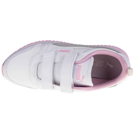 Puma R78 Sl V Ps Jr 374429-04 blanco rosado 2