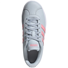 Zapatillas Adidas Vl Court 2.0 K Jr FY9151 azul gris 2