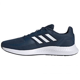 Zapatillas de running Adidas Runfalcon 2.0 M FZ2807 blanco azul marino 1