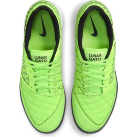 Zapatos de fútbol Nike Lunar Gato Ii Ic M 580456301 negro verde verde 2