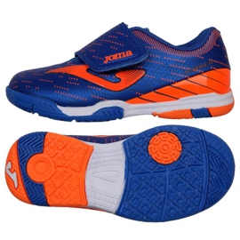 Botas de fútbol Joma Xpander 2104 In Jr XPJS2104INV azul naranja azul 1