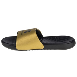 Under Armour Ansa Fixed Slides W 3023772-006 negro dorado 1 Under Armour Ansa Fixed Slides W 3023772-006 negro dorado 1