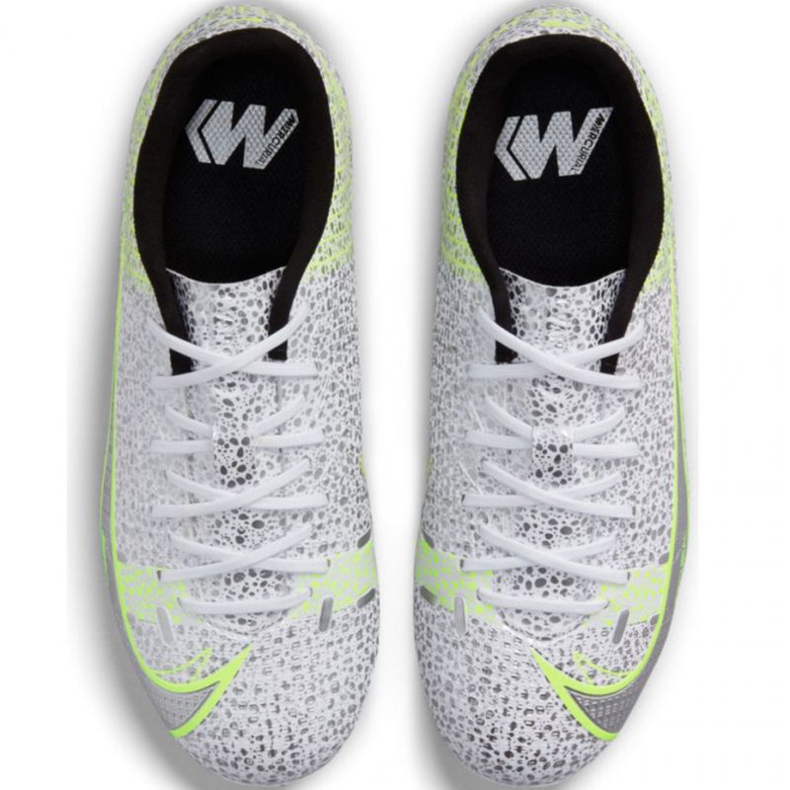 Zapatos de fútbol Nike Mercurial Vapor 14 Academy FG / MG Jr CV0811 107 gris plata 1