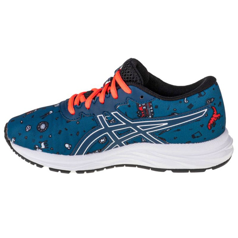 Asics Gel-Excite 7 Gs Jr 1014A181-401 azul 1 Asics Gel-Excite 7 Gs Jr 1014A181-401 azul 1