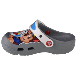 Zueco Crocs Fun Lab Paw Patrol 206276-007 gris multicolor 1