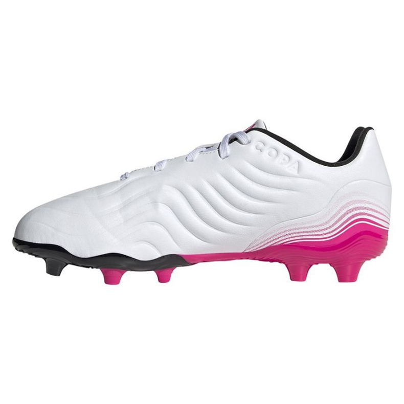 Botas de fútbol adidas Copa Sense.3 Fg Jr FX1986 azul marino, blanco, rosa blanco 1