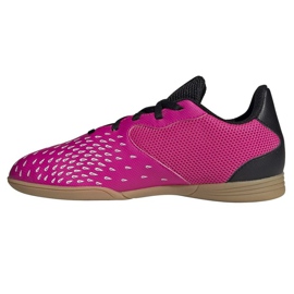 Botas de fútbol Adidas Predator Freak .4 In Sala Jr FW7539 multicolor rosas y morados 1