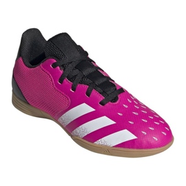 Botas de fútbol Adidas Predator Freak .4 In Sala Jr FW7539 multicolor rosas y morados 3