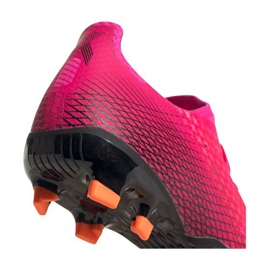 Botas de fútbol adidas X Ghosted.3 Fg M FW6945 grafito, rosa rosado 5