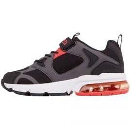 Zapatos Kappa Yero Jr 260891K negro rojo 2