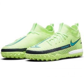 Zapatillas de fútbol Nike Phantom Gt Academy Df Tf Jr CW6695 303 multicolor verde 3