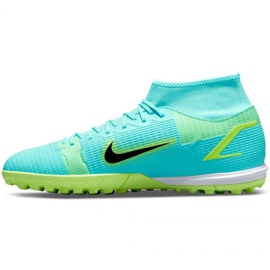 Zapatos de fútbol Nike Mercurial Superfly 8 Academy Tf M CV0953 403 multicolor azul 2