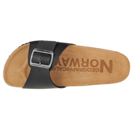 Geographical Norway Sandalias Bios Pala Hebilla chanclas W GNW20419-01 negro 2