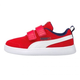 Zapatillas Puma Courtflex v2 Mesh V 371758 06 rojo 2