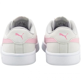 Zapatillas Puma Smash v2 Buck Jr 365182 27 blanco 4