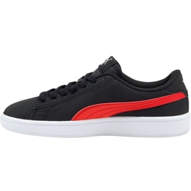 Zapatillas Puma Smash v2 Buck Jr 365182 26 negro 1
