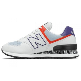 New Balance W WL574CS2 blanco gris multicolor 1