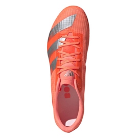 Adidas Adizero Md Spikes EE4605 zapatillas con clavos para correr rosa 2